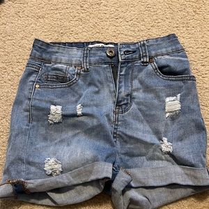 Blue Sky light blue Jean shorts size 5